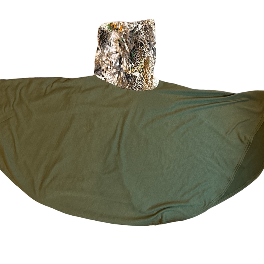 Poncho olive Color - Picture 3 of 3